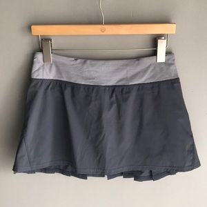 Lululemon Run:Pace Setter Skirt 6 Never Worn/No Tag Gray